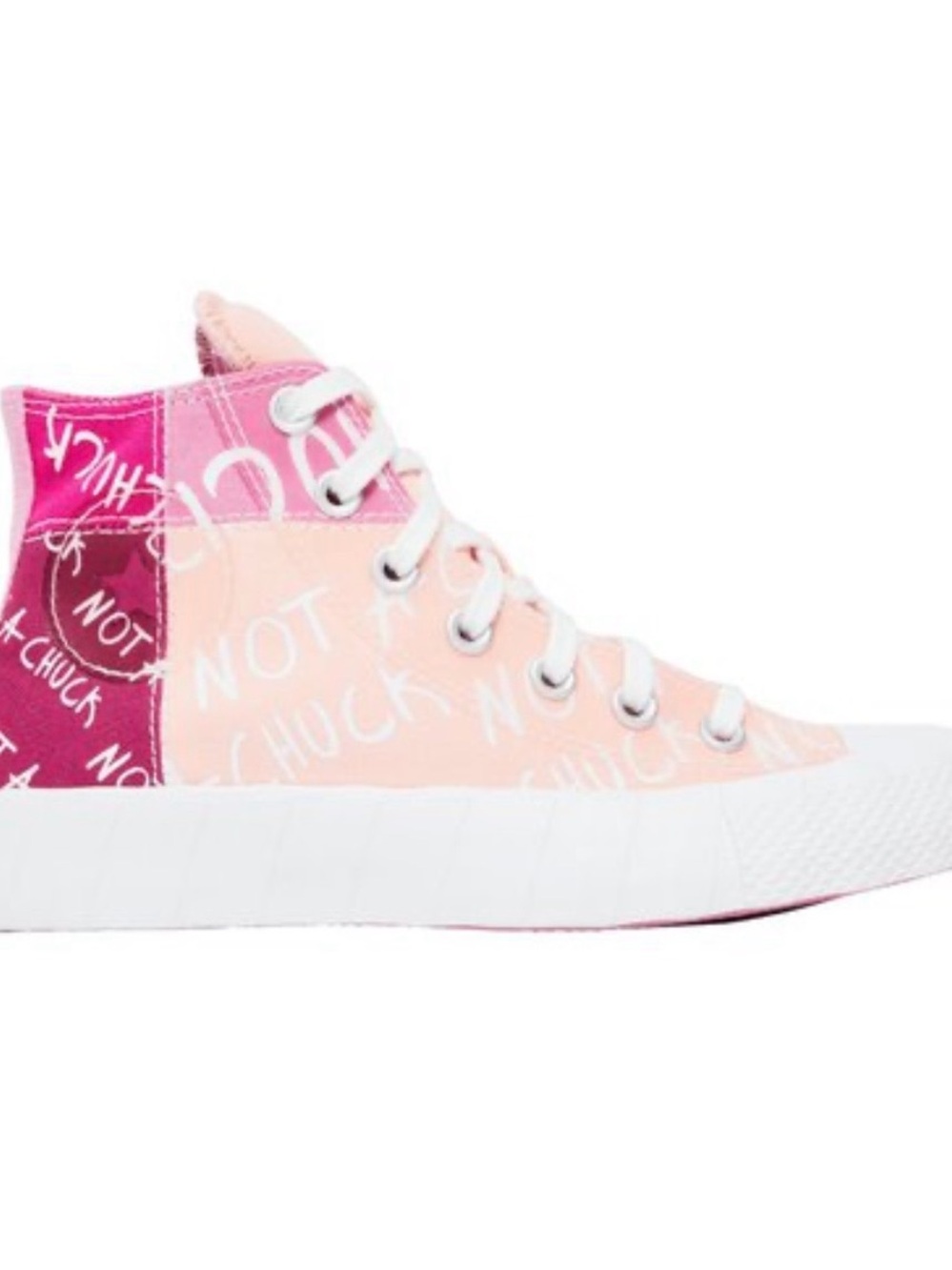 Converse Two-Tone Pink High-Top Sneaker